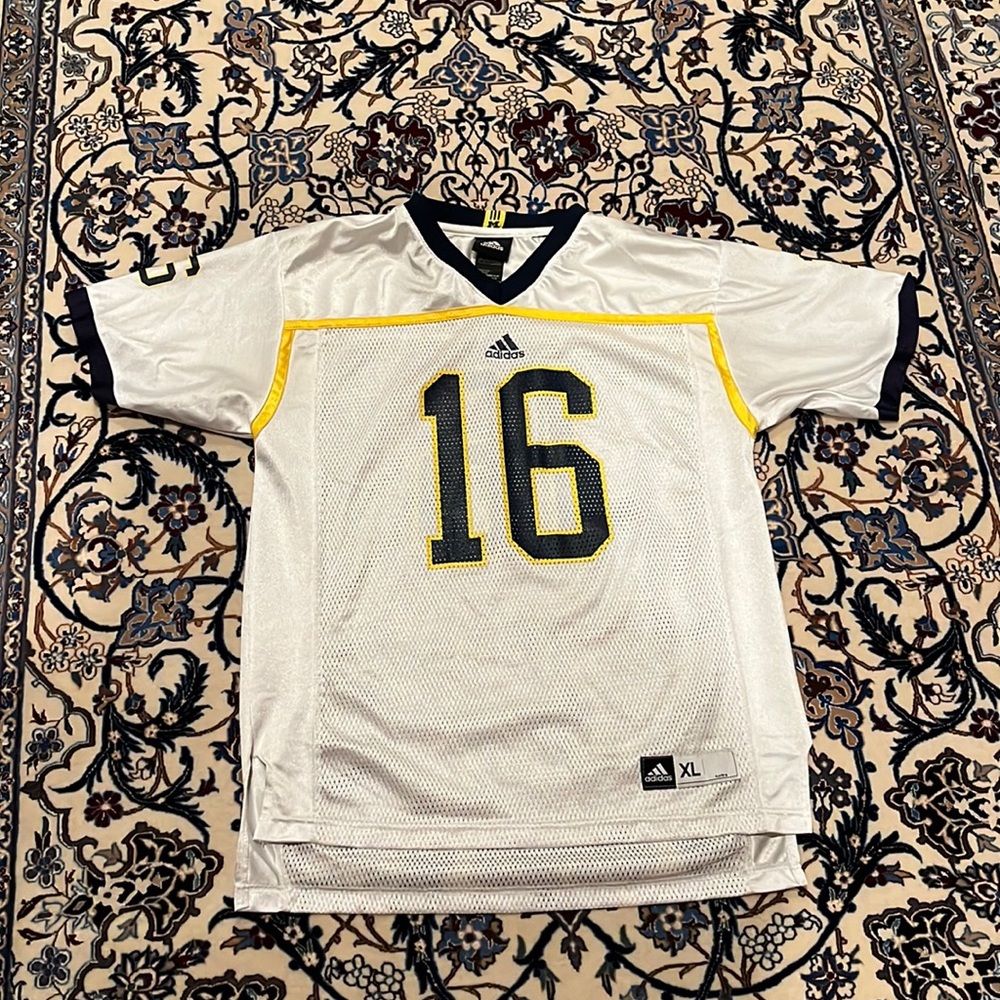 Vintage Michigan Wolverines Jersey 16 Adidas